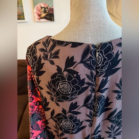 🌺Whitestuff🌺 Mixed Print Shift Dress / Size EU 42 - US 12 - Picture 6 of 7